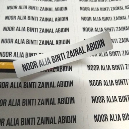 Name Sticker
