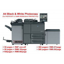 A4 Black & White Photocopy